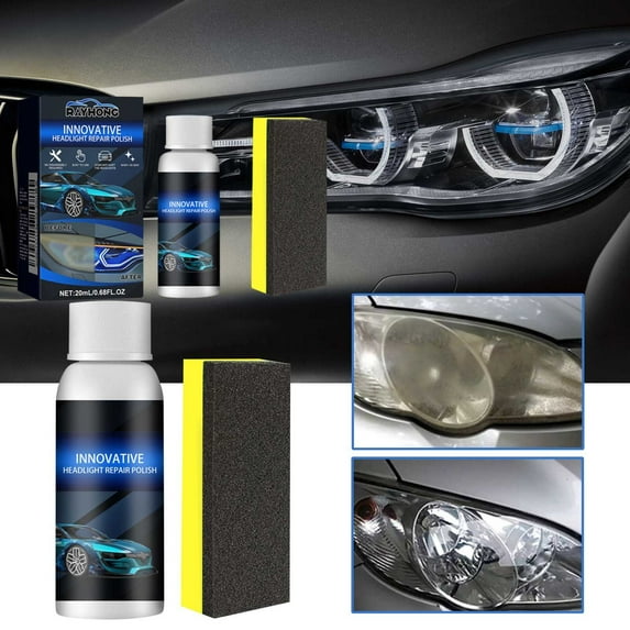 Car Headlight Repair Fluid, Headlight Refurbishment Repair Fluid, Car Headlight Repair Agent - Headlight Coating Agent, Taillight Headlight Lampshade Refurbishment Fluid
