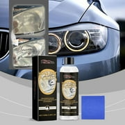 Car Headlight Repair Kit, 100ml, Car Headlight Repair Fluid, powerful headlight repair agent, headlight repair polish, headlight restoration kit 100ml, for headlight rejuvenation, effective & compreh