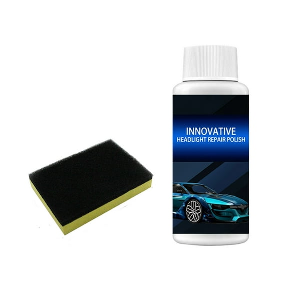 Car Headlight Repair and Refurbishment Agent, 20ml Fast-Acting Formula for Scratch, Oxidation & Dirt Removal, Hydrophobic Barrier for Long-Lasting Protection