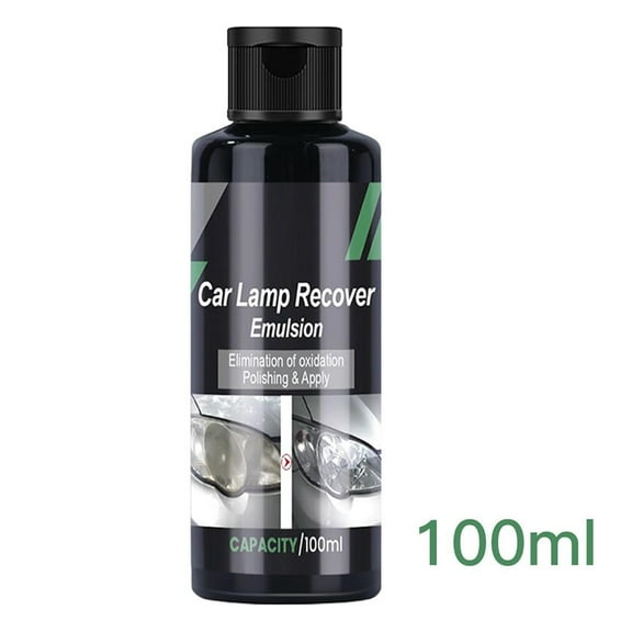 Car Headlight Restoration Bottle, Car Lamp Recover Emulsion, Automotive Headlight Restoration for All Vehicles, Turn Cloudy Headlights Into Instant Clarity and Lasting Protection