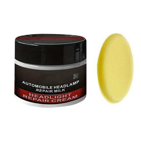 Car Headlight Restoration Kit 120ml Scratch Repair Liquid No Sanding Required Lens Cleaner Clear Cloudy Headlights DIY Solution