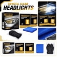 thumbnail image 1 of Car Headlight Restoration Kit, Car Headlight Cleaner, Headlight Cleaner and Restorer Kit with Car Wipes, Microfiber Cloth for Car, Protective Gloves, Full Set for Vehicle, 1 of 7