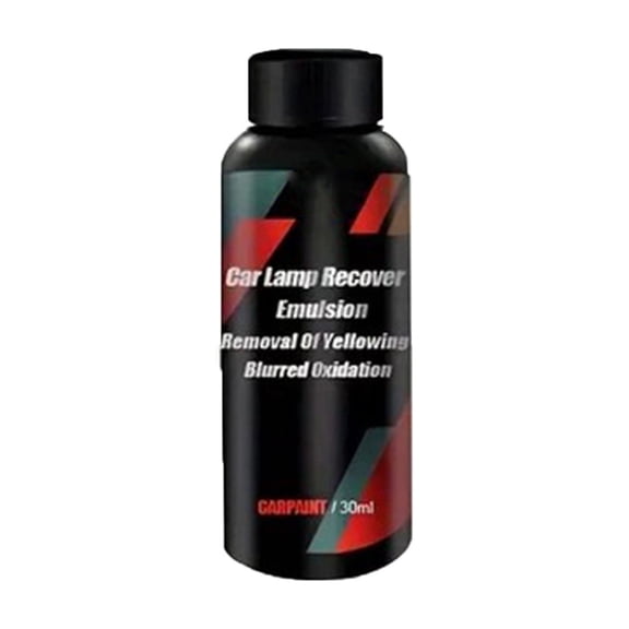 Car Headlight Restoration Kit Polishing Cream 30ml Removes Yellowing Oxidation Cloudy Lens Restorer With UV Protection DIY 3pc