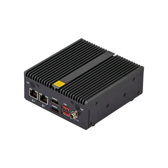 GigaIPC QBiX-EHLA6412-A1 Elkhart Lake J6412 Quad Core Fanless Mini PC, Dual LAN, Dual HDMI