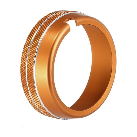 Car Headlights Switch Button Knob Ring Cover Decoration Accessories for Dodge for Ram 2010-2017 Orange