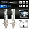 thumbnail image 1 of 2Pcs Super Bright H1 LED Fog Driving Light Bulbs Conversion Kit DRL 6000K Headlights, Replacement 1800LM Daytime Running Light (DRL), H1 LED Light Bulb for Car Truck SUV, 360° Beam Angle, 50W, 12V, 1 of 6