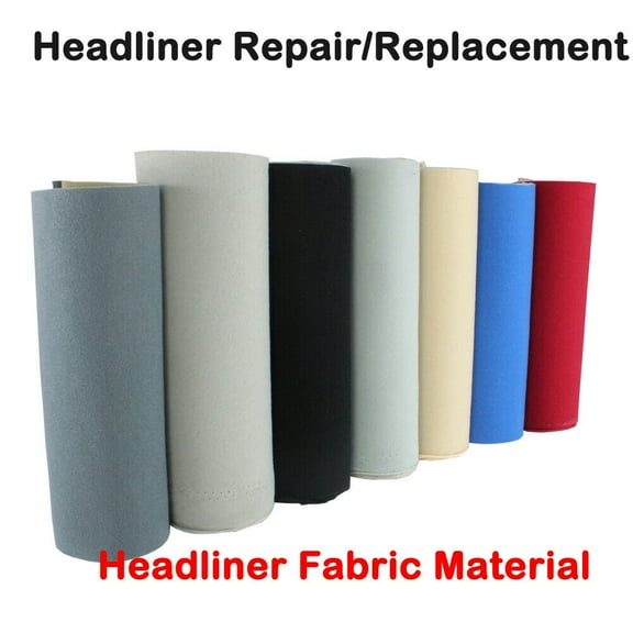 Car Headlining Fabric Foam Backed Material Roof&Ceiling&Seat Ornament Anti-Dust 60"W