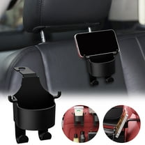 Car Headrest Cup Holder, Car Cup Holder Organizer with Storage Pouch for Beverage Bottles & Mugs, Non-slip Design for Easy Access, Ideal for Cars, Trucks, Suvs and Rv Travel,Vsgery