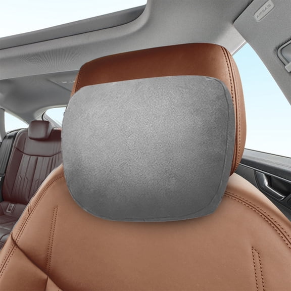 Car Headrest Cushion, All-Season Universal Neck Pillow, Ergonomic Support for Neck and Shoulders, Comfortable Cotton Linen Fabric, Easy Installation for Cars