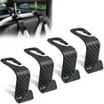 thumbnail image 1 of Car Headrest Hooks, Portable Car Seat Back Hooks, 4 Pack, Suitable for Wallets, Handbags, Grocery Bags, Plaid Black, 1 of 9