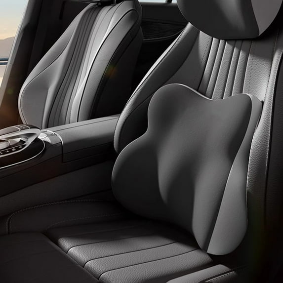 Car Headrest Lumbar Cushion Set Colorful Lumbar Cushion Backrest Driving Seat Car Lumbar Support Neck Pillow