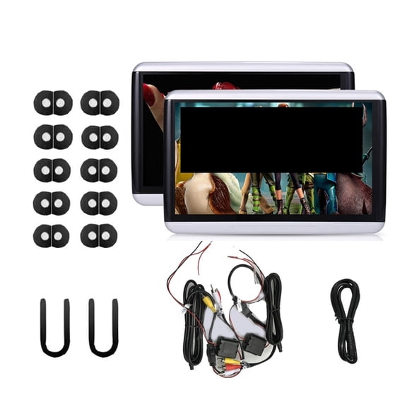 Car Headrest Monitor 10.6 Inch Display Link Standalone 1080P 4K Video WiFi/Bluetooth/USB/SD Multimedia Player ,Easy to Install