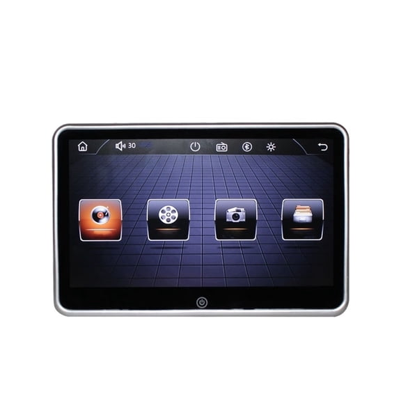 Car Headrest Monitor HD LCD Touch Screen MP5 Car Video Player Multimedia Rear Seat Display FM IR USB TF Link ,Easy to Operate