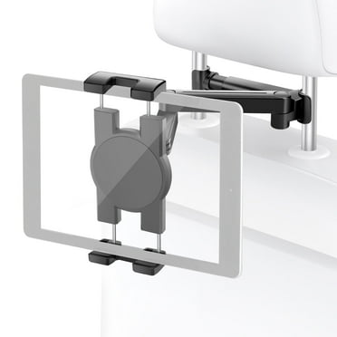 Car Headrest Mount Tablets Holder, GYDEK Universal Car Tablet Holder for Kids, Angle Adjustable Headrest Stand Fit for All 6.5-12.9" Tablet Phone Nintendo Switch, Black