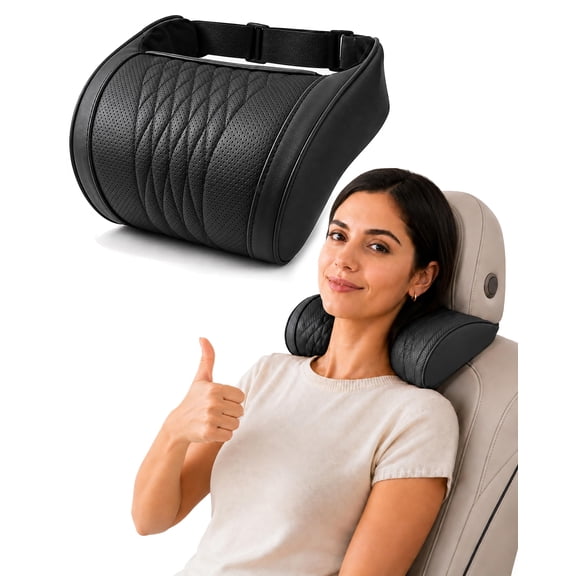 Car Headrest Neck Pillow for Driving, Neck Pillow Ergonomic Auto Neck Cushion