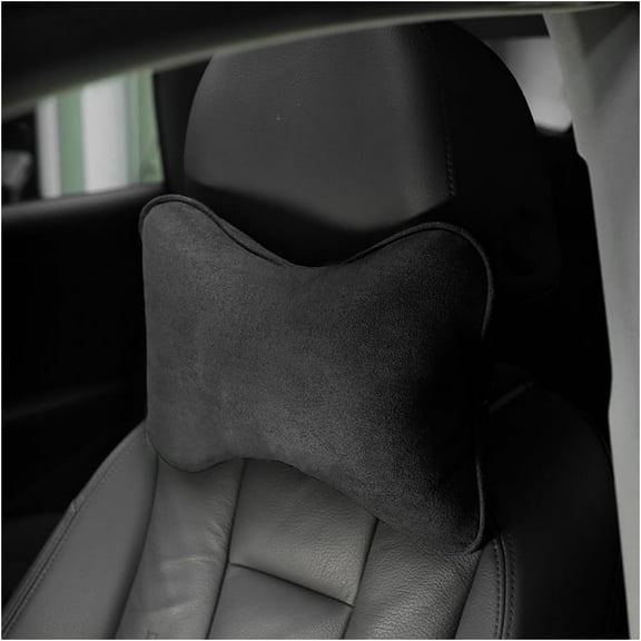 Car Headrest Pillow, Soft Comfortable Breathable Memory Foam Ergonomic Design Automotive Neck Pillow Cushion with Adjustable Strap for Neck Pain Pressure Relief, Universal Fit（Green）