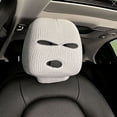 thumbnail image 1 of Car Headrest Seat Cover – Personalized Funny Design, Universal Interior Head Cover for Vehicle Seat Decoration, 1 of 6