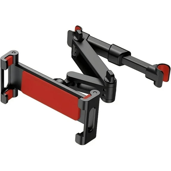 Car Headrest Tablet Holder, Adjustable Tablet Car Mount for Back Seat, Road Trip Essentials for Kids, for 4.7-11" Device Like iPad Pro, Air, Mini, Galaxy, Fire