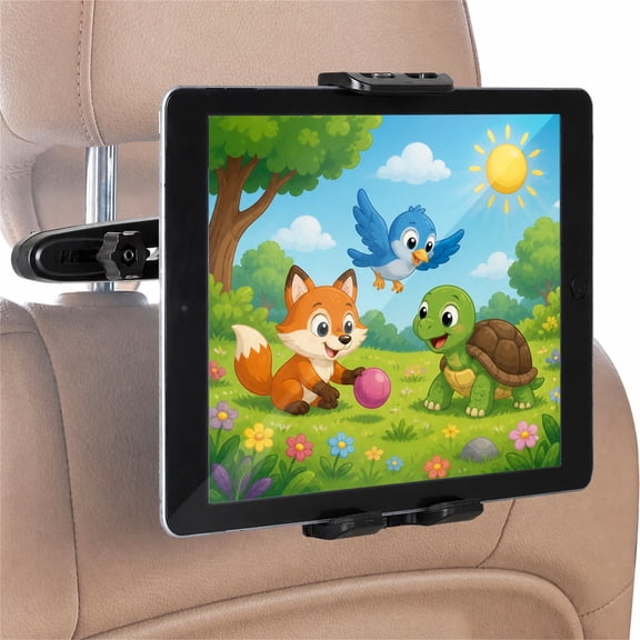 Car Headrest Tablet Holder, EEEkit Universal Adjustable Car Seat Headrest Tablet Mount Holder Fit for Apple iPad Air Mini, Samsung Galaxy Tab, Kindle Fire, Nintendo Switch, 4.0"-12.5" Tablet