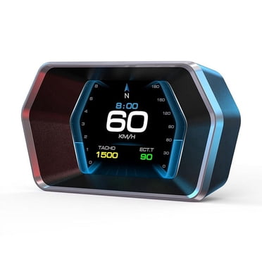 Car Head Up Display HUD - OBD2 GPS Speedometer With RPM & Turbo Gauge For Cars & Trucks