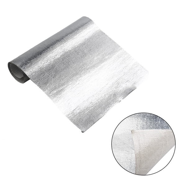 Car Heat Shielding Mat for Exhaust and Engine, E Glass Fabric Material with Aluminum Coating