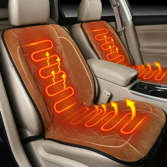 Car Heated Seat Cushion with Intelligence Temperature Controller, Heated Seat Cover for Car and Office Chair Car Heated Seat Cushion