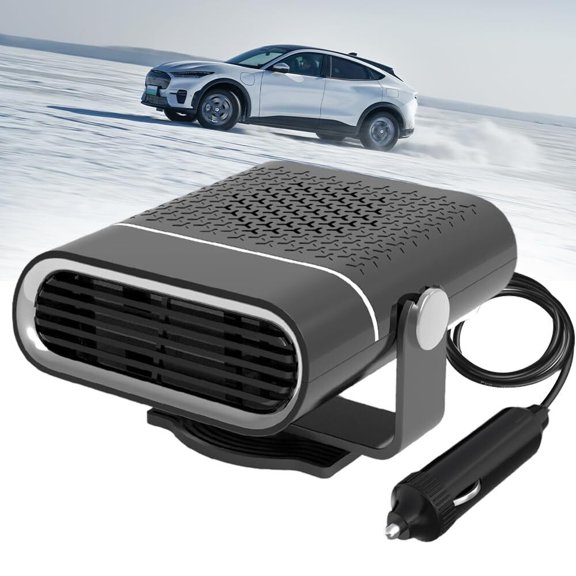 Car Heater 12v, 150W 12v Heater For Campervan, 2-In-1 Heating/Cooling Car Heaters That Plug Into Cigarette, Portable Windscreen Demister Plug In Car Heater For Vehicles Quick Heating Air
