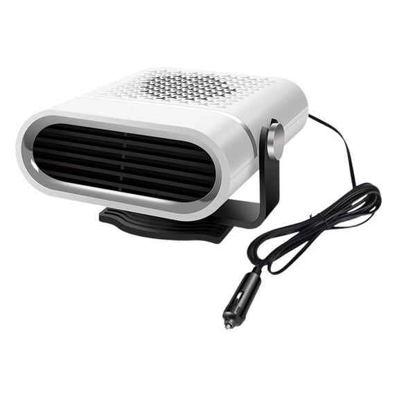Car Heater, 2-In-1 Multi-Function Portable,150W 12V Car Heater That Plugs Into Cigarette Lighter, Portable Windshield Defogger And Defroster, 360° Free Adjustment, Quick Heating Defrost And Defogging