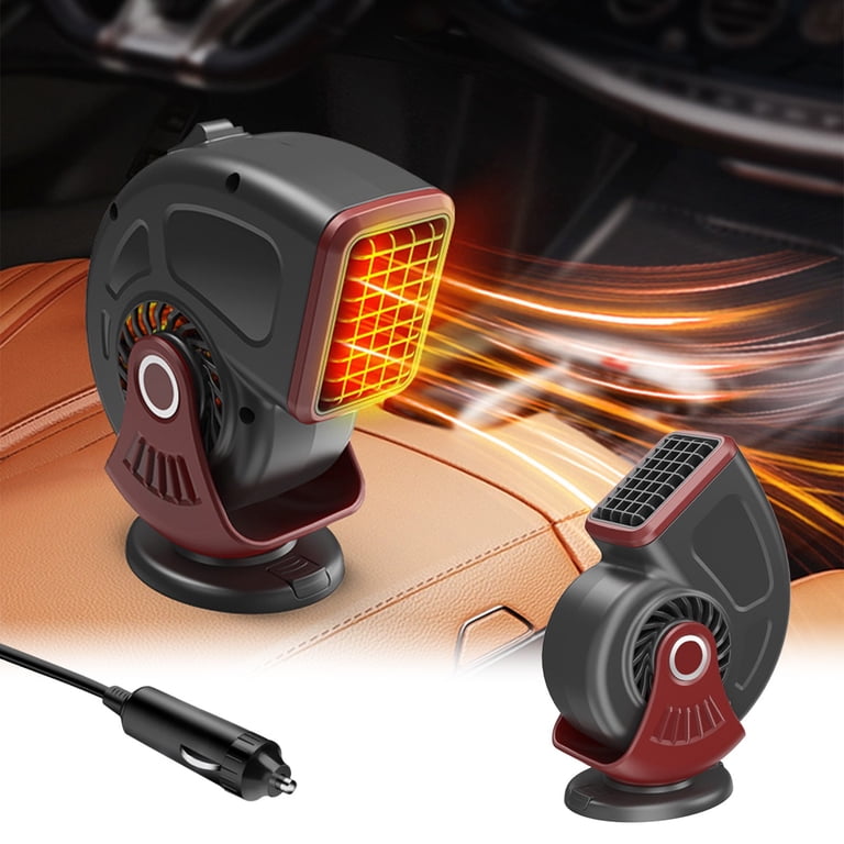 cigarette car lighter heater Car Heater 24V, Portable Car Heater and Defroster, Plugs Into Cigarette  Lighter, 360° Adjustment, 2 in 1 Cool and Heating Function, Fast Defrost