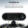 thumbnail image 1 of Car Heater Defroster, 12V 150W Plug-in Cigarette Lighter Car Heaters, 2 in 1 Portable Car Heater & Cooling Car Fan, Car Windshield Defroster Demister with Brackets, Fast Heating Defrost Defogger, 1 of 7