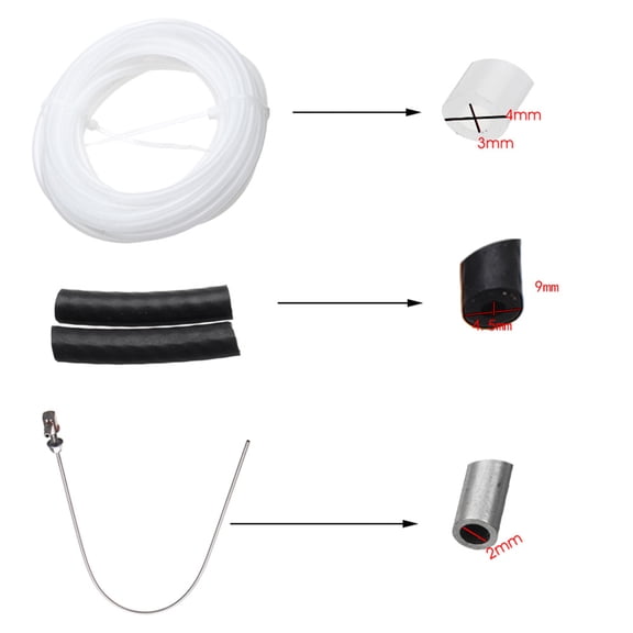 Car Heater Fuel Pipe Hose Gas Tank Pick Up Clip Line Kit For Eberspacher Webasto
