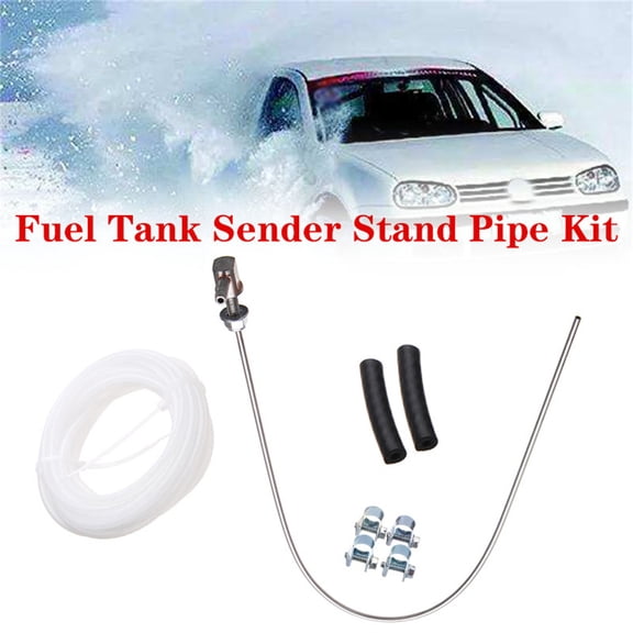 Car Heater Fuel Pipe Hose Gas Tank Pick up Clip Pipe Tube Line Kit with 4 Clamps