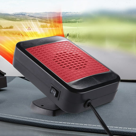 Car Heater That Plugs into Cigarette Lighter Portable Car Heaters for Vehicle 6 Inch 12 Volt Heater for Car 360 Degree Rotation Windshield Defogger Car Window Defroster