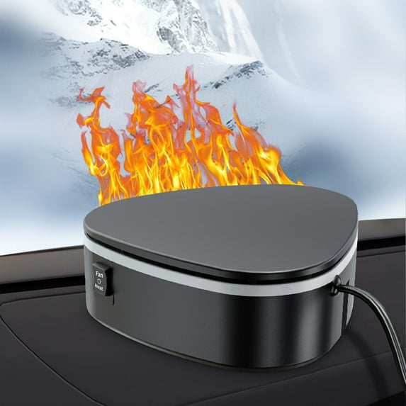 Car Heater - Portable Car Heater, 120W with Thermostat, Speed Control and Overheat Protection PTC Fast Heating for Car