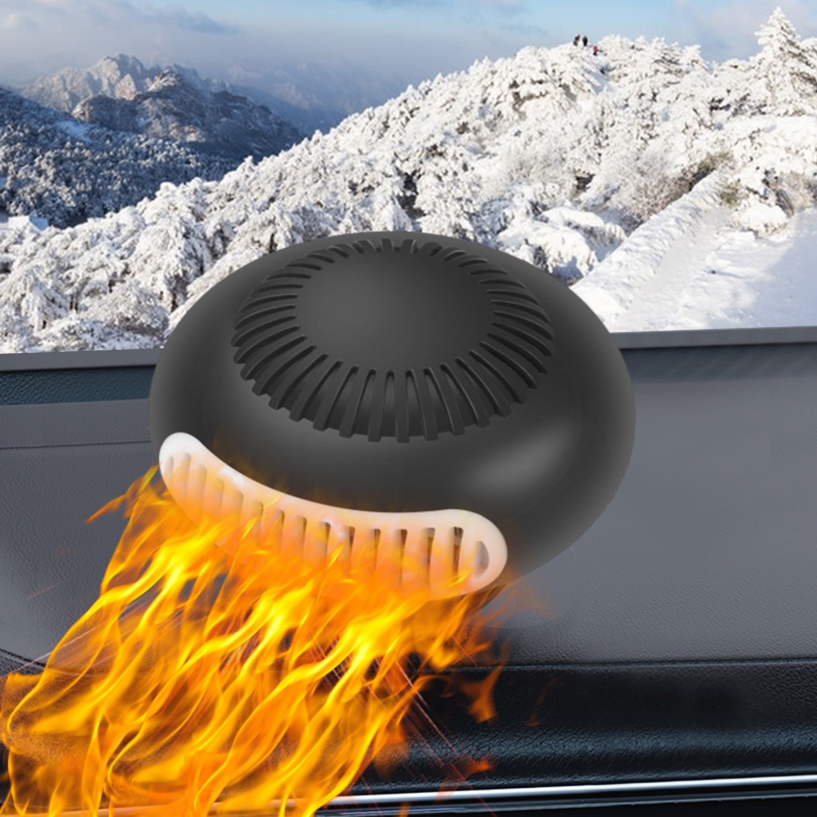 Car Heater Portable Car Heater 12v Car Heater And Defroster Car Heater That Plugs Into Cigarettes Lighter 360 Adjustment Black