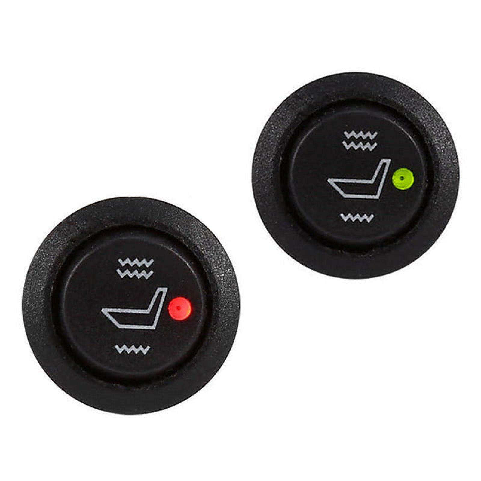 Car Heater Switch 3 Pin Round Heated Rocker Height Control 12V On/Off