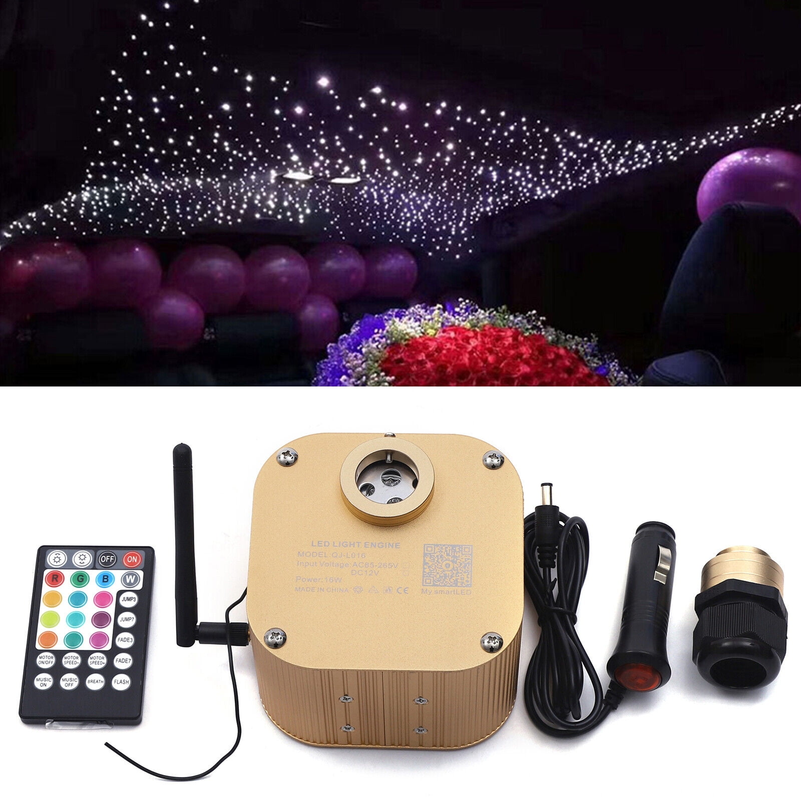 Car/Home Headliner Star Light kit 450 Fiber Optic 2M Roof Twinkle