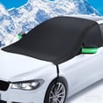 thumbnail image 1 of Car Hood Cover, Half Car Cover for Sun Snow Dust Protection, Universal Fit Windshield Hood Protector for All Seasons, Waterproof Car Front Cover, 1 of 6