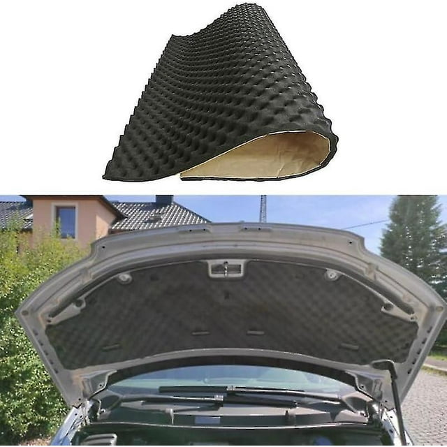 Car Hood Engine Firewall Heat Mat Deadener Sound Noise Proof Insulation
