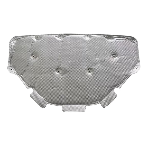 Car Hood Insulation Pad, Fits For ​​BMW 3 Series​​ 2020-2025, Engine Bay Heat Shield Sound Deadener, Hood Heat Shield Engine Waterproof Thermal Barrier-Single Aluminum