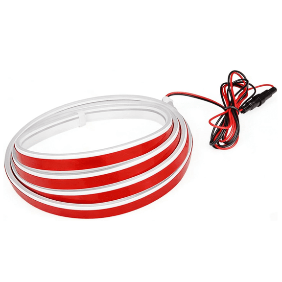 Car Hood Light Strip, Waterproof Dynamic LED Hood Light Strip, 12V Exterior Flexible Daytime Running, Universal Engine Cover Decoration Accessories, for Most Cars, SUVs, Truck (White)-White #70IN
