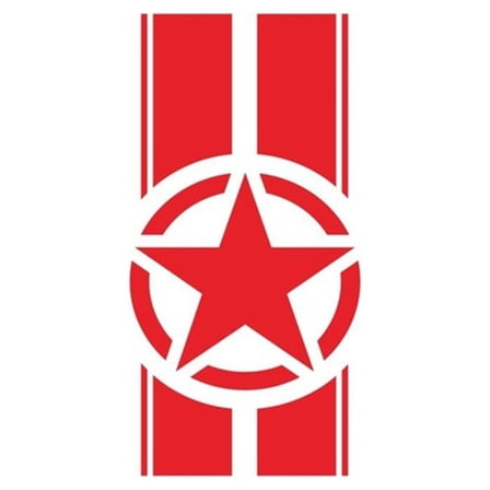 Car Hood Racing Sticker With Stripe Decal For Jeep Wrangler-TJ LJ JK 45*110CM