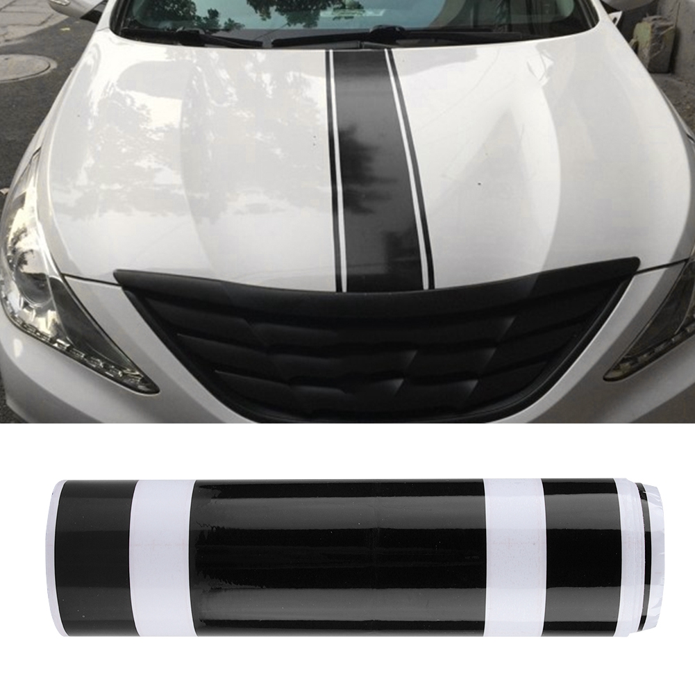 Car Hood Stripe Sticker Car Body Engine Hood Scratch Cover Car