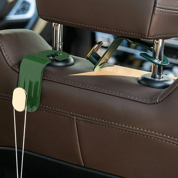Car Hooks, Car Seat Back Bag Hanger, Multi-Functional Rear Seat Hooks, ABS Material Car Hanger, Easy-Install Car Storage Hook, Heavy-Duty Bag Hanging Hook