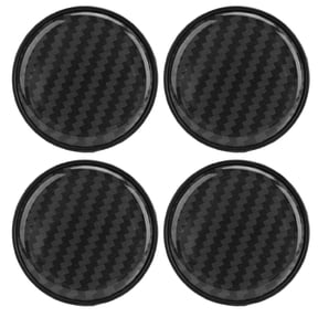 Car Hub Wheel Center Caps, Carbon Fiber Style Rim Center Caps for Car