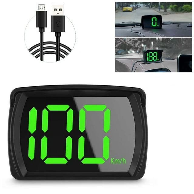 Car Hud GPS Speedometer，Digital Speedometer Head Up Display with Speed