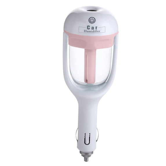Car Humidifier, Portable Mini Aromatherapy Essential Oil Diffuser, 180-Degree Rotation Cool Mist Humidifier, Vehicle Air Freshener Diffuser for Home Office