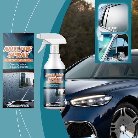 Car Hydrophobic Glass Coating,60ml Glass Anti-Fog Rainproof Agent Car Windshields Repellent Agent Liquid Detergent Auto Rain Agent Spray for Most Cars 1 Pcs