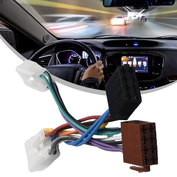 Car ISO Radio Stereo Wiring Harness Cable Adapter Connector Plug For Toyota/ New