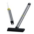 thumbnail image 1 of Car Ice Scraper, 2-in-1 Extendable Snow Brush, Foam Grip, Ice Scraper with Detachable Window Squeegee for Cars Windshield Suit for Snow Rainy Foggy Weather ,B, 11", 1 of 2